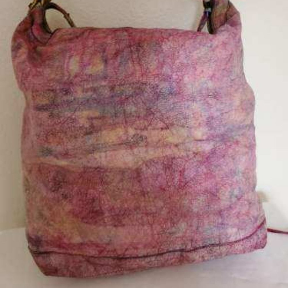 Balenciaga pink blue purple gray graffiti classic giant day city bag work agneau - Picture 4 of 14